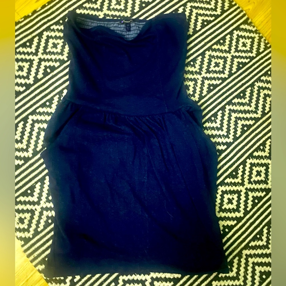 Sheer Bodycon Blue Jean Tube Top or Dress ~ Your Choice